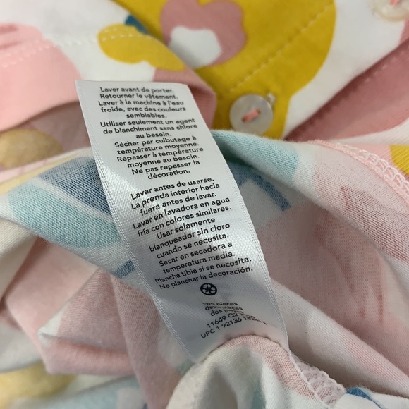 Girl’s Carter’s floral top gently used long-sleeve - Picture 8 of 9